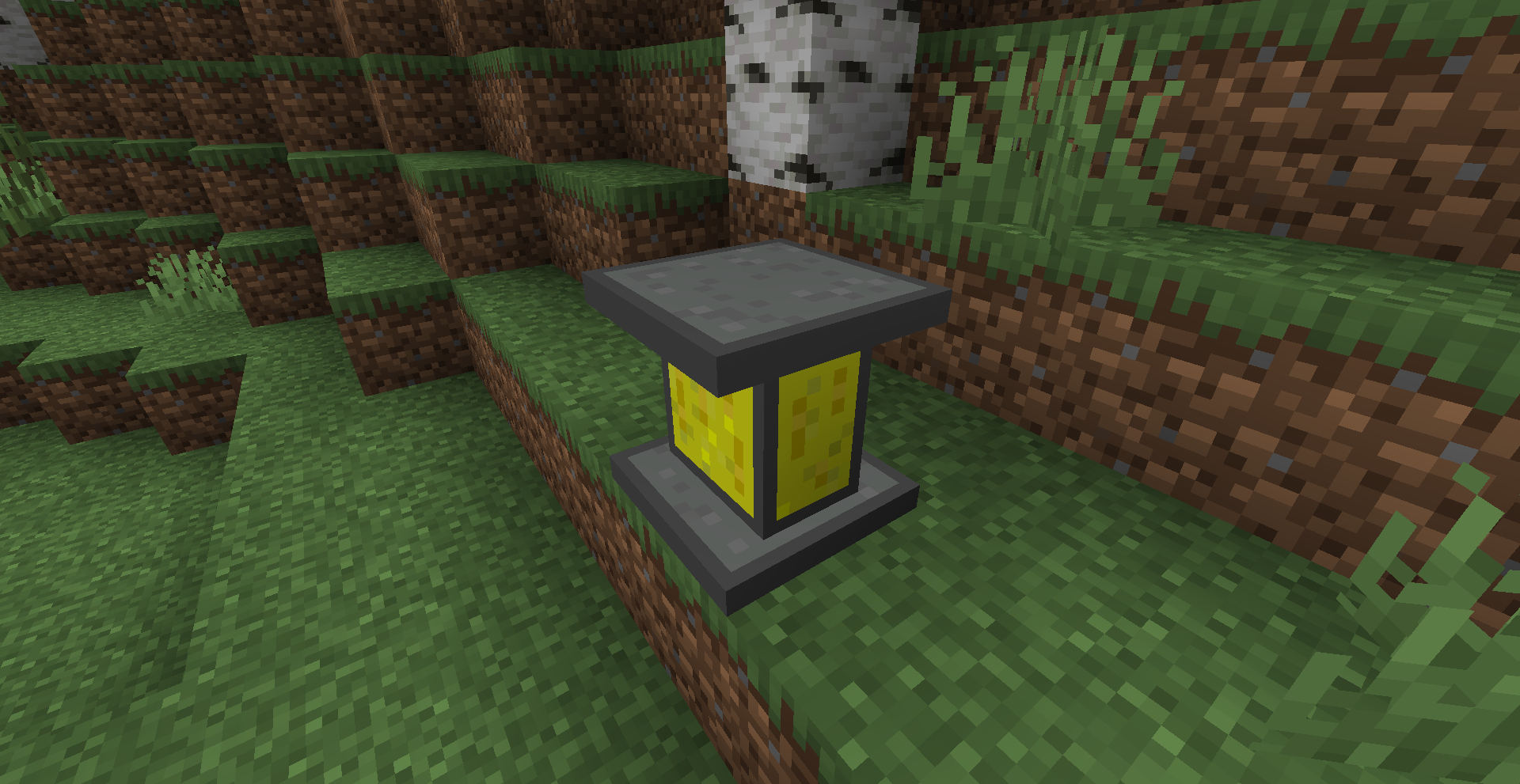 Shield Battery placed next to a shield block.